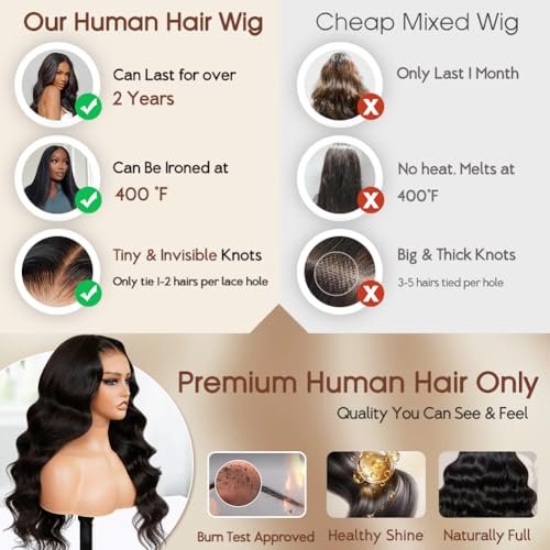 CUTE BEIN 250 Density 13x6 Lace Front Wigs
